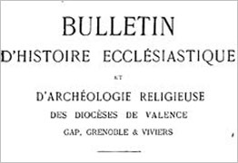 Bulletin ecclesiastique et archéologie religieuse